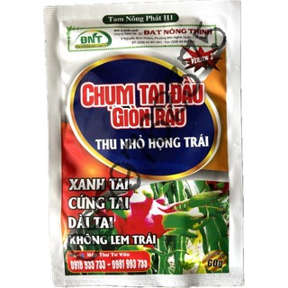 Phân Bón Chuyên Thanh Long - Chụm Tai Đầu Giòn Râu - Nhỏ Họng Trái - Xanh Dài Tai -Không Lem-Gói 60g