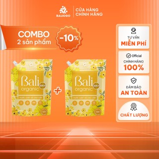 Combo 2 Túi Nước Giặt Xả Cao Cấp Bali Gold Hương Nắng Mai 3Kg