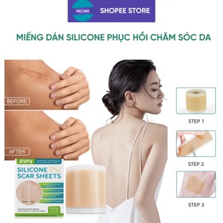 Miếng Dán Bupy Che Sẹo- Mờ Sẹo Lồi/ Phì Đại Siêu mỏng, không thấm nước, size 4cm x 1,5m | Mecare