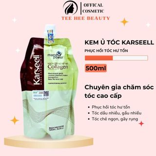 Ủ tóc collagen- Karseell- 500ml siêu mượt phục hồi tóc hư tổn CAM KẾT CHUẨN AUTH