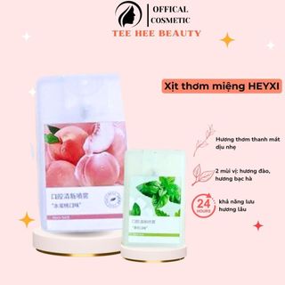 Xịt Thơm Miệng Heyxi Hương Đào, Hương Bạc Hà Thơm Mát