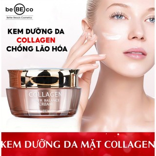 Kem Dưỡng Collagen Chống Lão Hóa, Dưỡng Trắng Da Mặt, Mờ Nám Tàn Nhang Lâu Năm  BEBECO Super Balance Cream 50ml - DA05