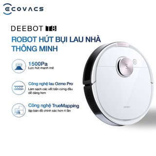 Robot Hút Bụi Lau Nhà Thông Minh Ecovacs Deebot OZMO T8 - Bản Quốc Tế - Hàng Chính Hãng
