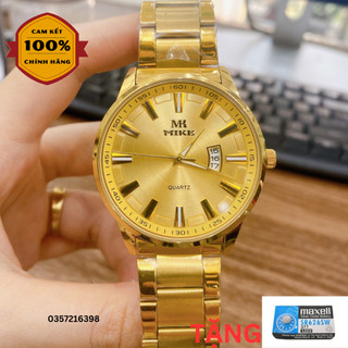 Đồng hồ nam mike quartz 6847 chính hãng tặng pin đồng hồ cao cấp