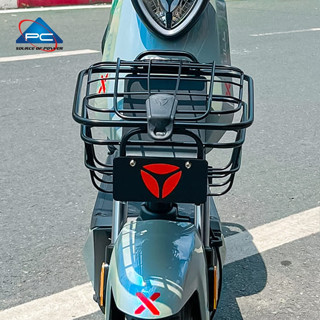 Giỏ Sắt Dùng Cho Xe Điện Yadea X-Bull, Xe Điện Yadea i8 Có nắp - Chắc chắn - Thời trang