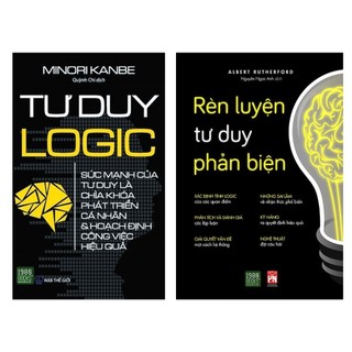 Lẻ/Combo 2 Cuốn: Tư Duy Logic + Rèn luyện tư duy phản biện
