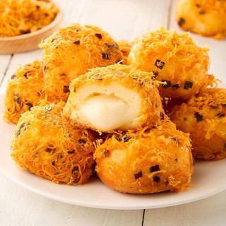 Bánh bông lan ruốc chà bông rong biển nhân kem phô mai