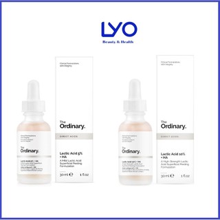Serum Tinh Chất The Ordinary Lactic Acid 5% + HA và Latic Acid 10% + HA