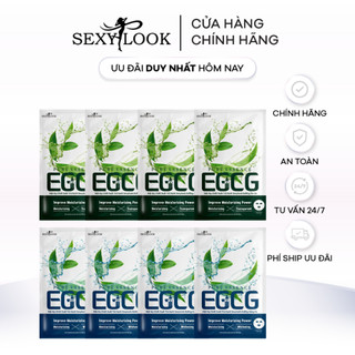 Combo 8 Mặt Nạ Trà Xanh SEXYLOOK Hỗ Trợ Dưỡng Sáng Da & Dưỡng Ẩm Da (8 miếng x 26ml)