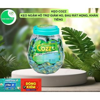 Cozz candy - kẹo ngậm hỗ trợ giảm ho, đau rát họng và khàn tiếng - dhg