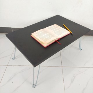 Bàn Ngồi Bệt Gấp Gọn Mini Bàn Xếp Sinh Viên Ngồi Học Trên Giường 60x40cm Chân Sắt nhỏ