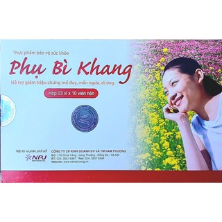 PHỤ BÌ KHANG [Tích tem 6+1] giảm mề đay, mẩn ngứa, dị ứng mạn tính và cấp tinh.