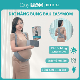Đai đỡ bụng bầu, đai nâng bụng bầu EASYMOM có dây co dãn tốt giúp giảm đau lưng, nâng đỡ và cố định vùng bụng trước