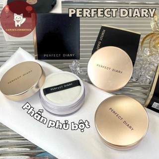 [PERFECT DIARY] Phấn Phủ Bột PERFECT DIARY Nắp Vàng Kiềm Dầu Kháng Mồ Hôi 7g