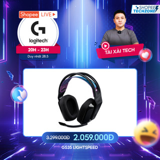 Tai nghe game không dây Lightspeed Logitech G535 - Nhẹ, âm thanh nổi PC, PS4, PS5