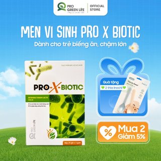 Men vi sinh Pro X Biotic - hộp 20 gói - giúp bổ sung lợi khuẩn cho hệ tiêu hoá, cải thiện đường ruột
