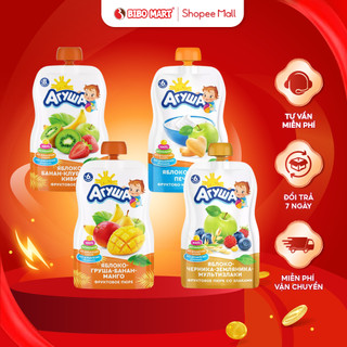  Trái Cây Nghiền Agusha Vị Hoa Quả Bổ Sung Chất Dinh Dưỡng Vitamin Giúp Bé Ăn Ngon 90g Từ 5 Tháng - Bibomart 