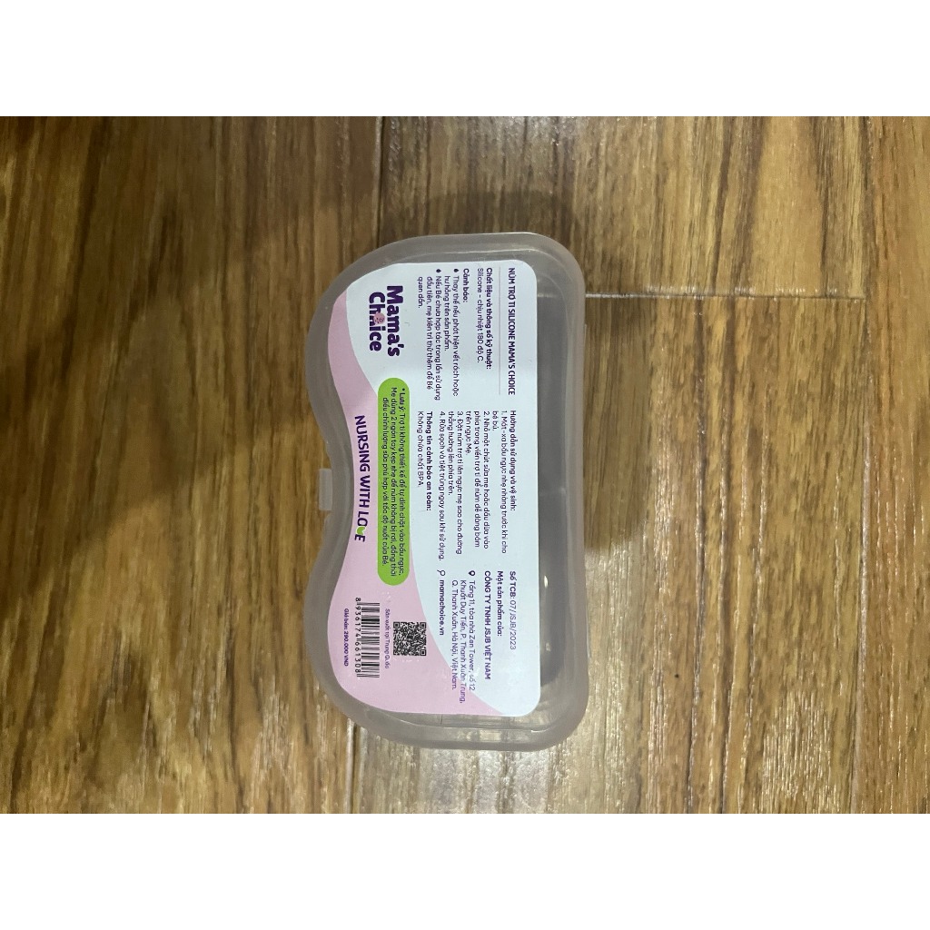 1 CẶP NÚM TRỢ TI CHÍNH HÃNG MAMA CHOICE SILICONE