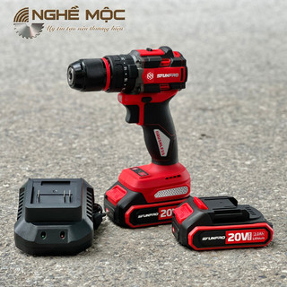 Máy khoan pin 3 chức năng sfunpro s20bl6813r 20v chính hãng nghề mộc