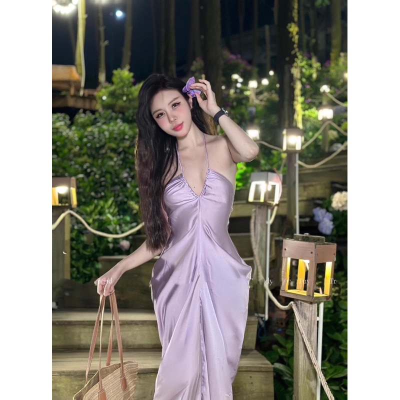 Đầm maxi lụa cao cấp quyến rũ