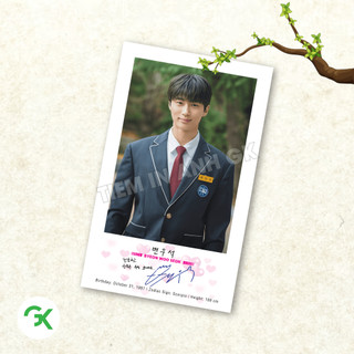 Bộ sưu tầm ảnh Pola BYEON WOO SEOK và KIM HYE YOON - Có chữ kỹ - Size 9x5.5cm