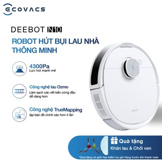 ROBOT HÚT BỤI LAU NHÀ THÔNG MINH ECOVACS DEEBOT N10 – BẢN QUỐC TẾ – HÀNG CHÍNH HÃNG
