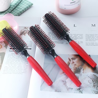 Lược tròn tạo kiểu tóc, lược lô cuốn tóc dập phồng tạo nếp tóc nam nữ