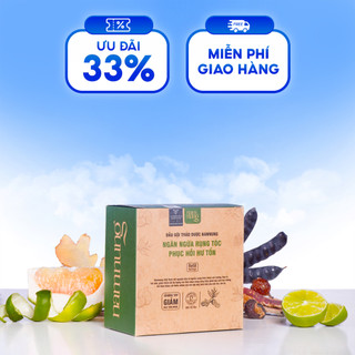 Túi REFILL dầu gội thảo dược bồ kết hà thủ ô chanh gừng bưởi NAMNUNG 500ml