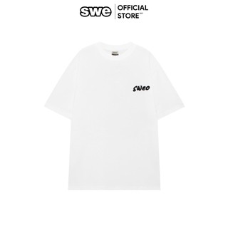 Áo thun unisex local brand swe signature tee - white
