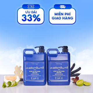 NAMNUNG - BỘ ĐÔI GỘI XẢ DƯỠNG SINH - HỖ TRỢ MỌC TÓC, GIẢM GÃY RỤNG VÀ XƠ RỐI (CAN 2L)