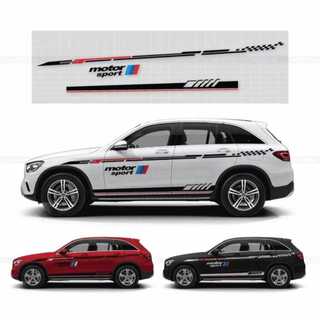 Bộ tem motor sport 3 màu dán xe phong cách thể thao