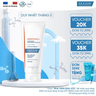 Dầu gội bổ sung dưỡng chất ngăn rụng tóc Ducray Anaphase+ Shampoo 200ml