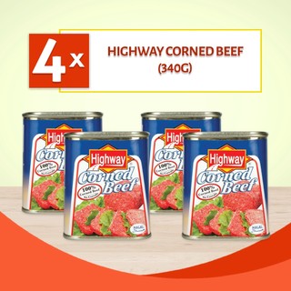 Thịt hộp bắp bò Highway Corned Beef 340g