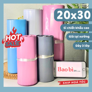 Túi đóng gói niêm phong 20x30 - Túi gói hàng in logo [Chống Thấm Nước] - baobi24.com