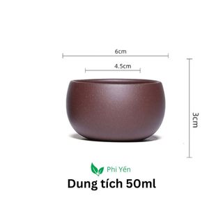 Chén Tử Sa Nghi Hưng 50 cc cao cấp