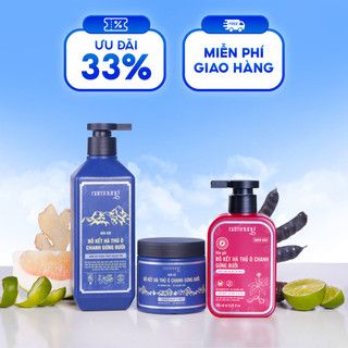 Nam Nung combo sạch gàu nấm da đầu, hết ngứa, ngăn rụng tóc.
