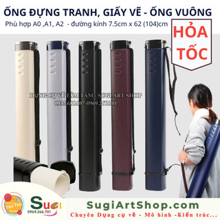 Ống đựng tranh, Ống đựng giấy vẽ - ống vuông
