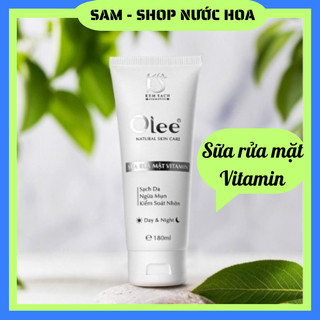 Sữa rửa mặt Vitamin Olee giúp làm sạch da Kiểm soát nhờn thông thoáng lỗ chân lông dưỡng da trắng sáng-Sam Shop Nước Hoa