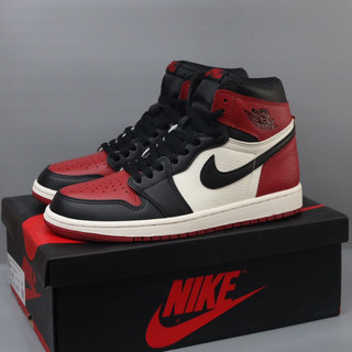 Giày Sneaker Jd1 High Bred Toe Bản Cao Cấp Fullbox
