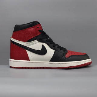 [B - Sneaker] Giày Sneaker Aj1 High Bred Toe Bản Cao Cấp Fullbox