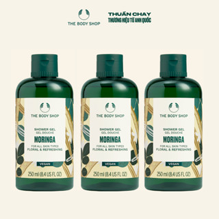 Combo 3 Sữa Tắm Hương Hoa Chùm Ngây Moringa Shower Gel 250ML The Body Shop