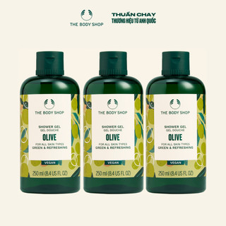 Combo 3 sữa tắm olive shower gel 250ml the body shop