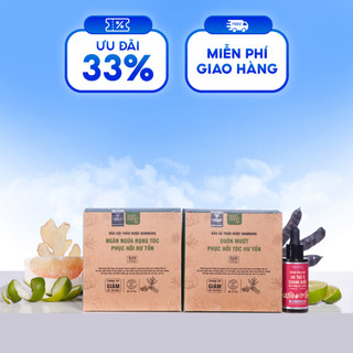Túi REFILL bộ đôi dầu gội & dầu xả kèm serum thảo dược NAMNUNG