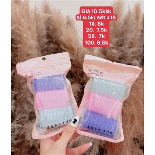 Set 3 lô tóc màu tự dính