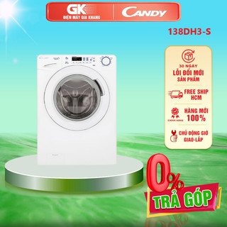 138DH3-S Máy giặt Candy Inverter 8 kg 138DH3-S - Bảo hành chính hãng - Miễn phí giao HCM