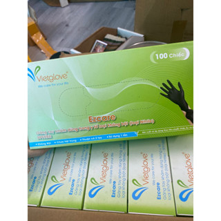 Gang tay đen không bột - hàng loại 1 (100 chiếc)