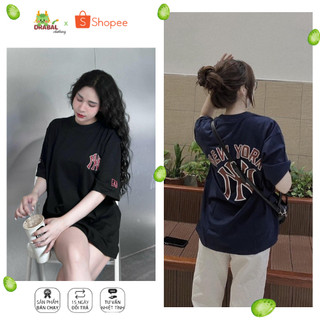 Áo thun MLB Draball in New york logo cao cấp 100% cotton co dãn, áo phông hàn quốc full bọc tag, Thời trang mùa hè 2024