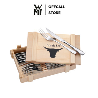 Bộ Dao Dĩa Ăn Bít Tết STEAK 12 Món WMF Chất Liệu Thép Không Gỉ Cromargan, Sang Trọng- 1280239990