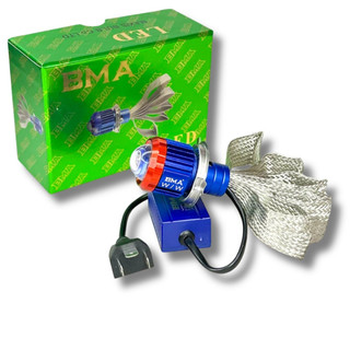  Đèn Pha Bi Cầu V1 BMA  -  45W 12 24V AC DC Cos Vàng Pha Trắng H4 - Bảo Hành 12 Tháng 