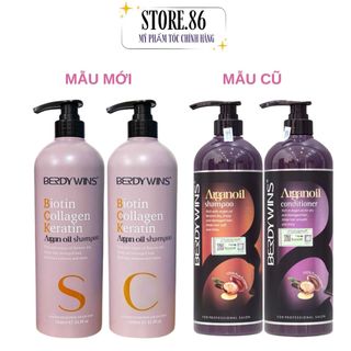 Dầu gội BERDYWINS phục hồi tóc siêu mềm mượt,sạch gàu, ngăn gàu, kiểm soát dầu nhờn size:500-1000ml